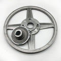 Aluminum Alloy Flywheel Pulley Industrial Cast Aluminum Process Die Casting
