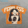 Wholesale Vintage Customize Logo  Digital Print Graphic Heavyweight Cotton T Shirt Print Short Sleeve Oversized Boxy T Shirt Men