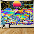 Psychedelic Shrooms Tapestry Colorful Trippy Tapestry Wall Hanging Tapestries for Home Dorm Fantasy Decor Decoration Mural Tapiz