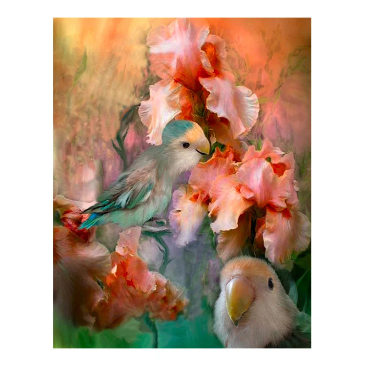 Ever Moment Diamond Painting Cross Stitch Full Square Drill Picture of Rhinestone 5D DIY Bird Flower Diamond Embroidery S2F1942