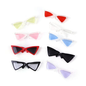 Funny Plastic Pet Glasses Cute Triangle Shape Photo Props for Cats Dogs Summer Accessories SunGlasses for Small Pets Pet