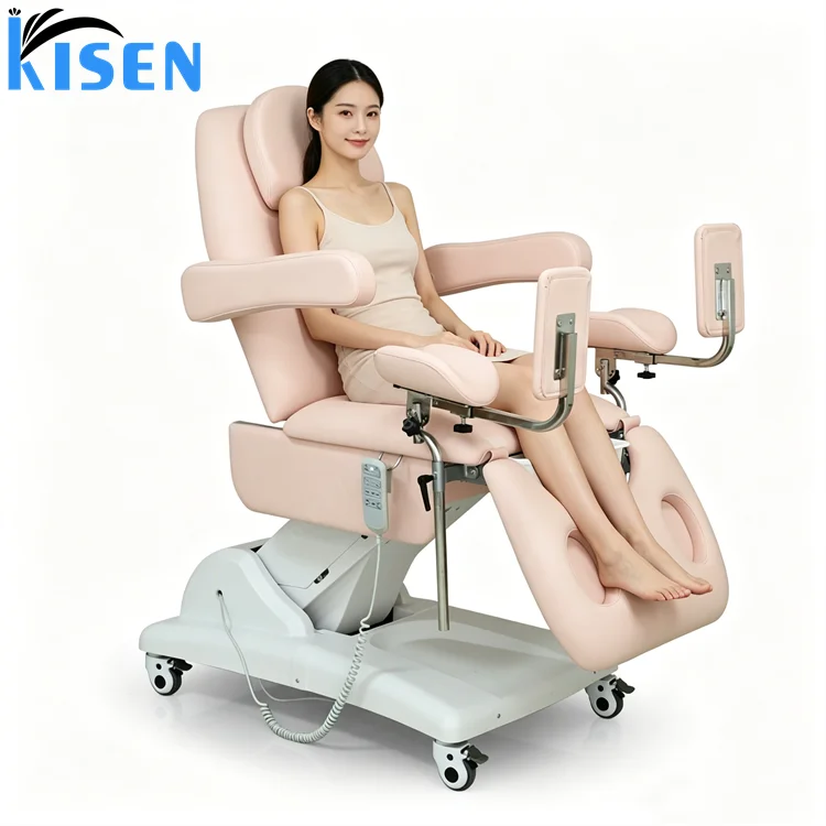 Professional 3 Motors Hospital Furniture Gynecology Examination Table Medical Examination Table Gynecological Examination Table