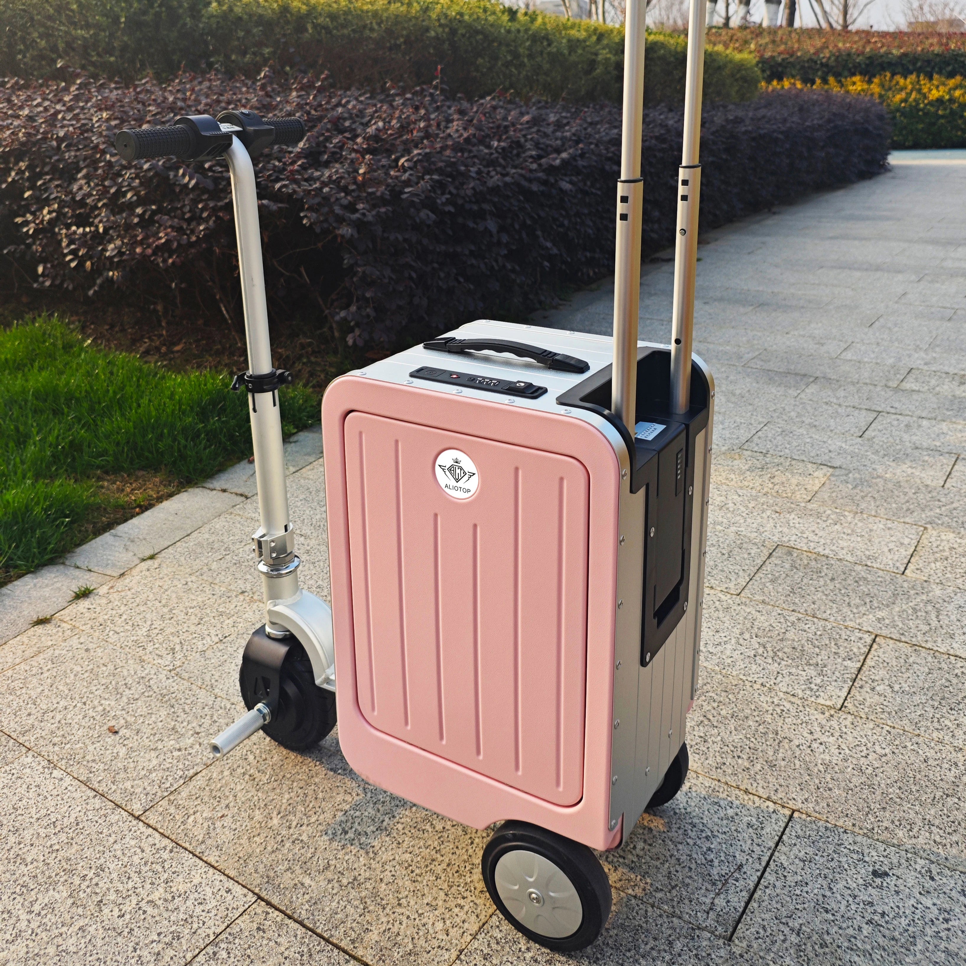 Alilotop 2025 Modern Portable Cycling Luggage Smart Foldable Storage Handle Light Weight Waterproof Aluminium Frame Closure Lock