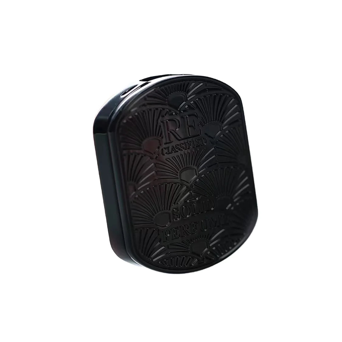 Metal Black Custom Design New Makeup Solid Perfume Container Magnetic Refill Eye Powder Case Compact