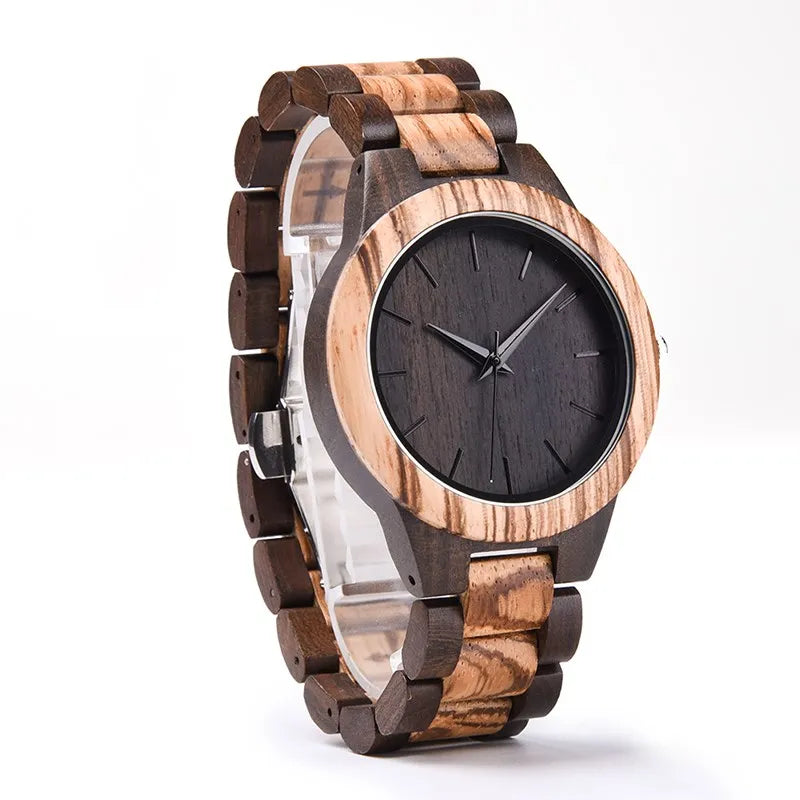 Dropshipping for DODO DEER Men's Luxury Wooden Watch Viking Style Quartz Pointer Fashionable Antique Design Perfect Gift for Him