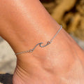 Fashion Ladies Jewelry Summer Ocean Manta Ray Shell Shrimp Wave Starfish Fish Hook Anchor Sea Turtle Charm Pendant Anklet