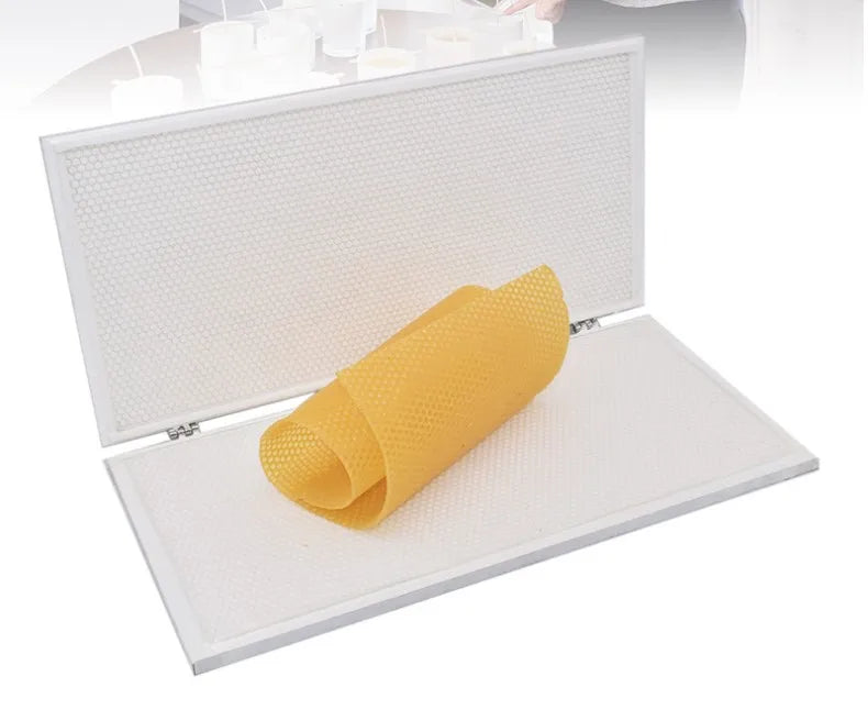 Popular Sale Silicone Mold Material Beeswax Press Machine Note-book Type Beeswax Foundation Machine