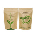 Biodegradable Compostable Food Grade Aluminum Foil Pouch Snack Dry Food Storage Packaging Kraft Paper Stand up Zipper Bag