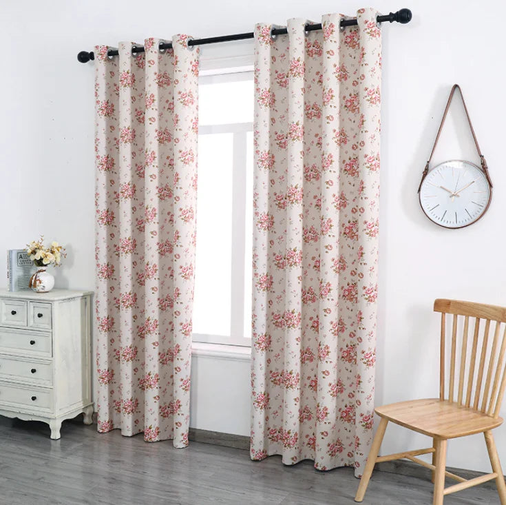 DaiRui Free Sample Beautiful Printed Curtains Wholesale Custom Print Curtain for the Room Divider