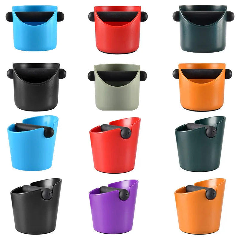 Color Custom Eco-Friendly Stocked Modern Household Commercial ABS Plastic Coffee Grounds Bucket Coffee Grind Knock Box