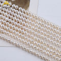 Goldleaf Fresh Water Pearl Necklace Bracelet Chain 3A Natural Fresh Water Real Pearl 5-6mm White Loose Round Shape Natural Pearl