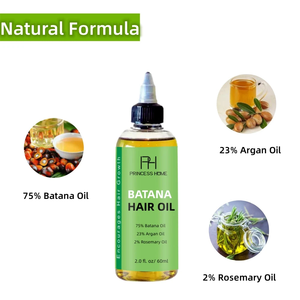 Wholesale 60ml Cold Pressed Batana Oil Promotes Hair Growth Repair Post Partum Hair Loss All Damaged Hair Types