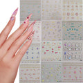 2025 Hot Selling 3D Nail Art Decals Waterproof Nail Wraps & Sticker Creative Designs for Nail Picture