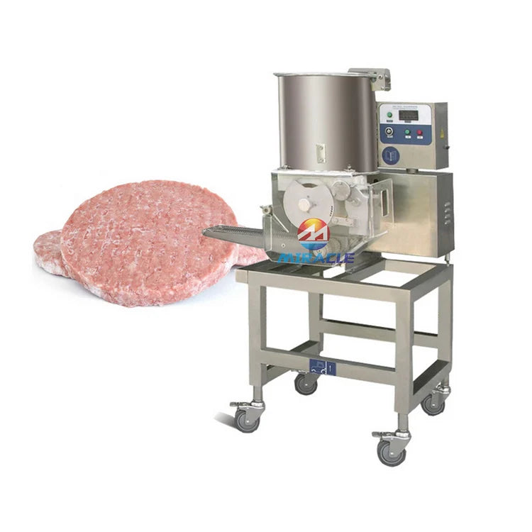 Commercial Automatic Hamburger Patty Maker Fast Food Shop Meat Patty Forming Machine New Condition