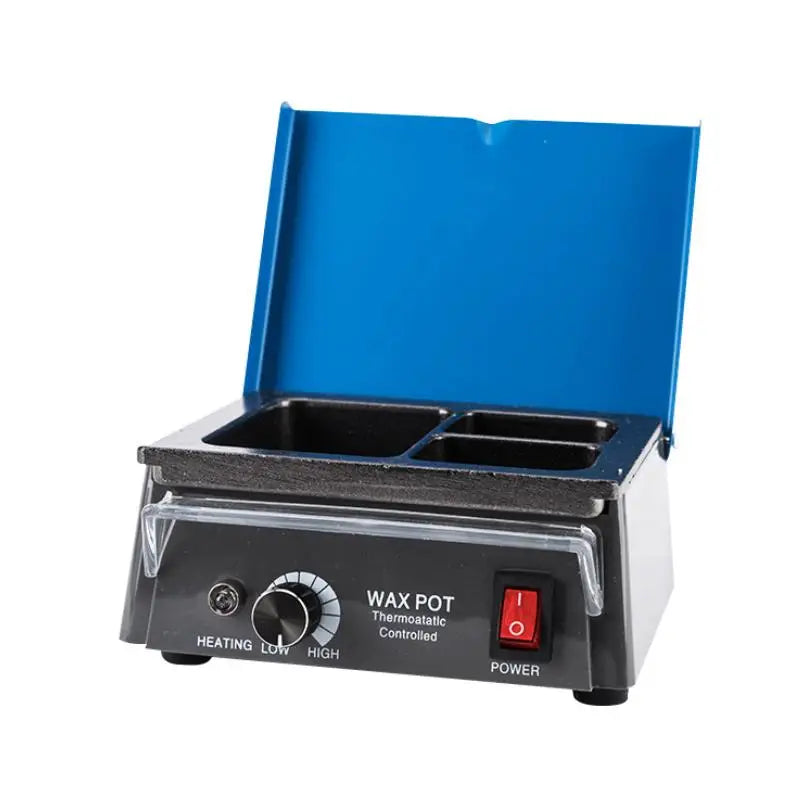 Dental Lab Equipment Digital Waxing Pot Carving Warmer 3 Tri-Slot Paraffin Wax Melter