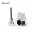 Thin Film Solar Panel Supporting Holder Middle Clamp Bracket Solar Panel Mounting Clamps Panel End Clamp