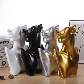 Handmade Resin Jewelry Display Bust Model Necklace Holder MAB84 Store Counter Showcase Organizer Decorative Art Craft