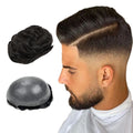 INJ- Indian Hair Injection Thickness 0.12mm Super Durable Poly Skin 130% Density Toupee Men for Man Hair
