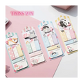 Best Selling Self Adhesive Label Stationery Cute Cartoon Shaped Sticky Notes Student Learning Memo Note Paper 1612