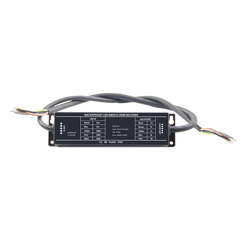 BC-804-WP DMX512/RDM Decoder Waterproof Led Decoder for Pool Lights