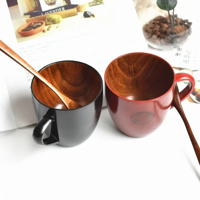 Eco-Friendly Custom Logo Reusable Wooden Coffee and Tea Mug Sustainable Cups for Daily Use Mutoulao Modern Luxury Hunan Origin