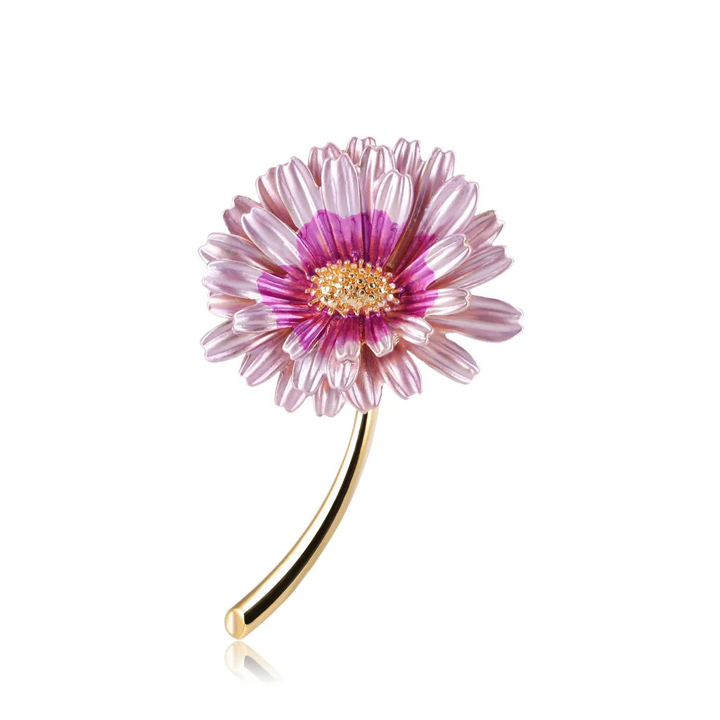 ROMANTIC Hot Selling Design New Elegant Jewelry Brooches Alloy Flower Brooches