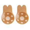 Invisible Rabbit Sticky Bras with Adhesive Biogel Push-Up Lifting Nipple Covers Underwear Accessories