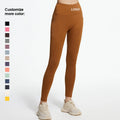 Women's Tummy Control Butt Lifting Basic Yoga Scrunch Leggings High Compressive Gym Sport Workout Pants with No Front Rise Seam