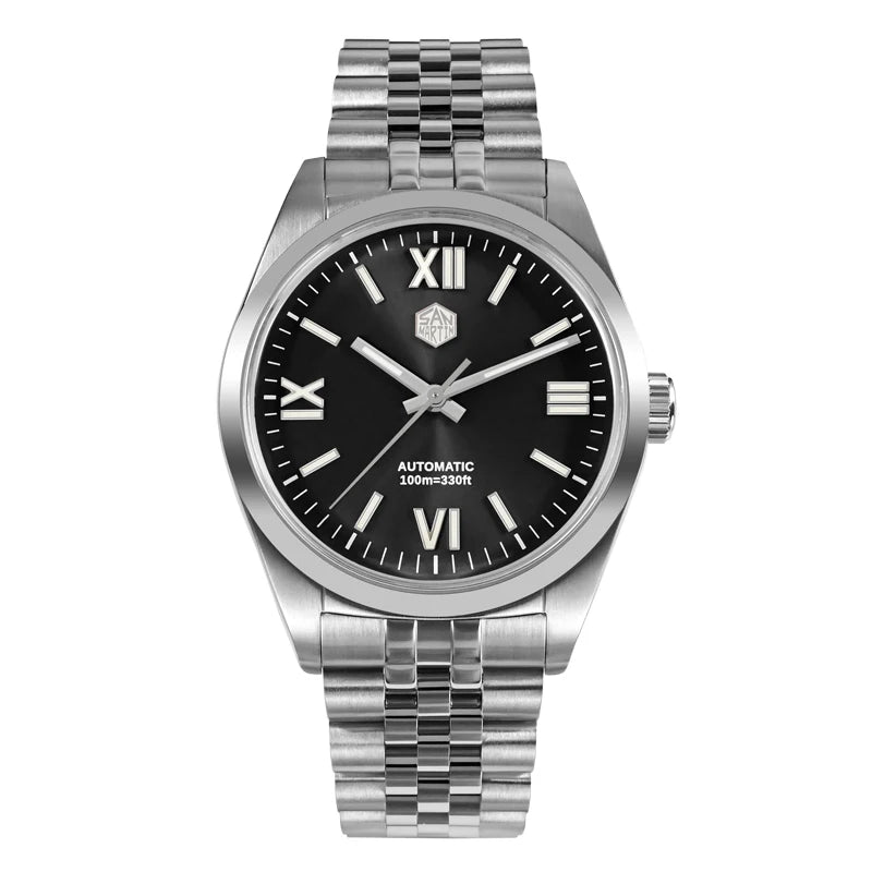 San martin Free Shipment Sapphire 10atm Japan Mechanical Automatic 316 Stainless Steel Classical Retro Dive Diver Watch for Sale