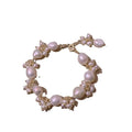 Natural Fresh Water Baroque Pearl Bracelet for Women Jewelry Decoration