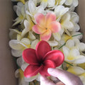 C-1033 Fast Delivery Frangipani Plumeria  PU Egg Artificial Flower for Decoration