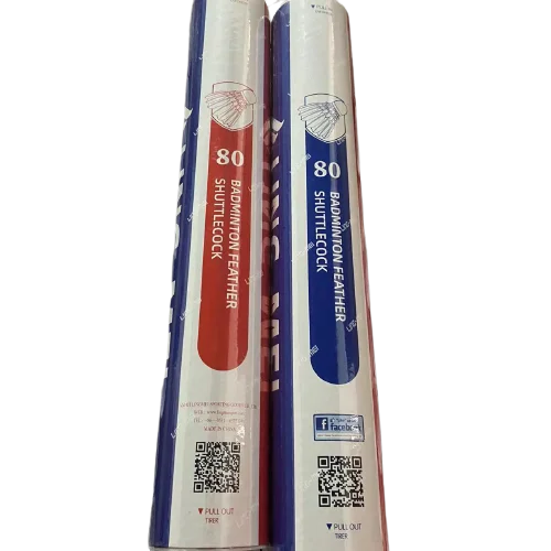 Goose Feather Lingmei 80 Badminton Feather Shuttlecocks for Tournament