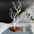 Acacia Tree Jewelry Rack Earrings Rings Necklaces Display Rack Fashionable And Creative Home Jewelry Storage