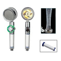 Fan Handheld Shower Head PP Filter Ionic Propeller Driven Shower Head