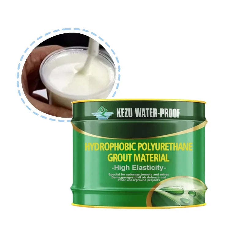 Repair of Concrete Leakage with Single Component Hydrophilic Polyurethane Grout PU Grouting Material