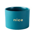 Dropshipping Mini Flower Pots Small Unique Pots for Plants With Gold Metal Stand Drainage Hole Decorative Ceramic Succulent Pots
