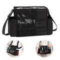 Relavel Professional Cosmetic Makeup Brush Bag with Artist Belt Strap Portable Multi Pockets Bag Makeup Brush Waist Bag