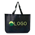 Factory Sale Boutique Round Curved  Corner Custom Logo Lemon PP Laminated Non-Woven Tote Shopping Bag Reusable Eco-Waterproof