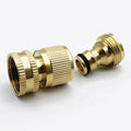 Brass Tube Connector 3/4 Garden Water Pipe Female Fittings Reducing Casting