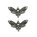 Punk Death Head Skull Moth Butterfly Charm Pendant for Women Jewelry Accessories