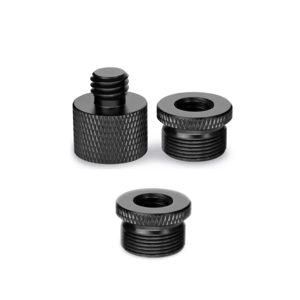 Custom 1/4 Screw Adapter 1/4 Converter 5/8 Female to 3/8 Male Thread Adapter for Microphone Stand