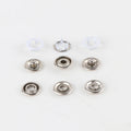 Customized Brass Metal Four Parts Prong Claw Hollow Five-claw Shirt Coat Jumpsuits Snap Button