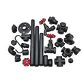 3/4 Malleable Iron Steampunk Black Pipe Fitting Elbowteefloor Flangereducercouplingunon for Living Room Coffee Table