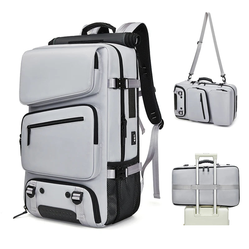 New Nylon Laptop Bagpack With Shoe Barn Waterproof Mountain Daypack Travel Men Backpack