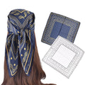Good Price Retro Gorgeous Paisley Print Imitated Silk Silk Satin 90 cm square Milk Silk Scarf Female Headscarf Shawl