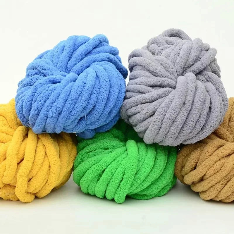 Charmkey 250 Grams of Iceland Yarn Hand-woven Blanket DIY Dog Cat Nest Chunky Chenille Yarn