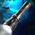 New Underwater Works Bright Light Amphibious Deep Sea Catch Fish Aluminum Alloy T6 Led Torches Lights Tactical Diving Flashlight