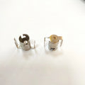 BA9S Socket Miniature Bulb Base Copper Nickel-plated Bayonet Lamp Holder