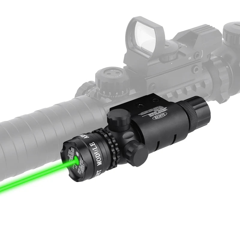 FOCUHUNTER Green Laser Sight with 2 Adjustable Scope Mount and Accessories for Hunting Factory Supply