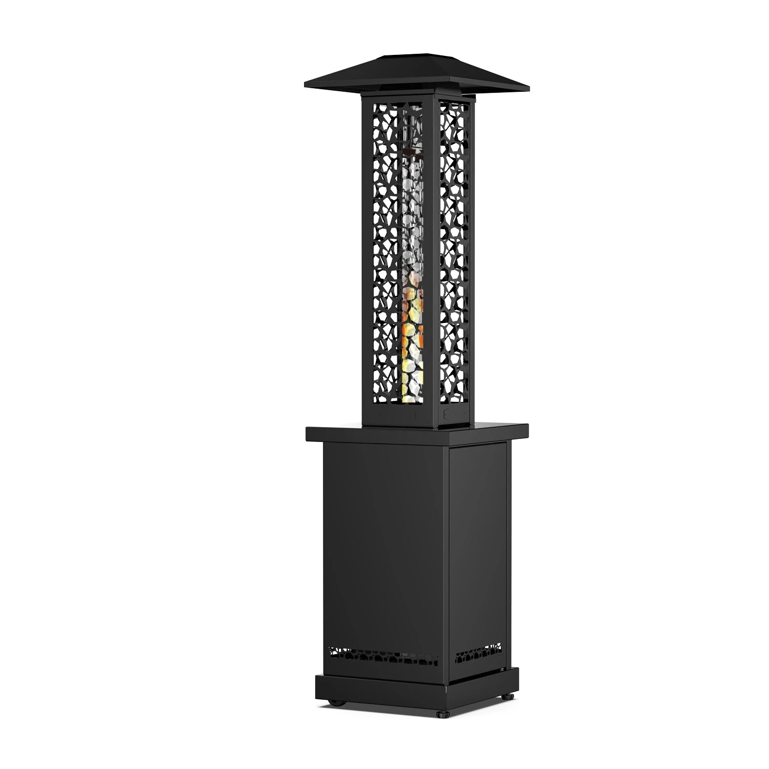 OPS2001A Unplugged European Standard 12kw Smokeless Hot Sale Popular Courtyard  Outdoor Patio Heater Pellet Stove